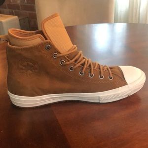 All-Star Converse High-Top Brown Leather mens 10.5